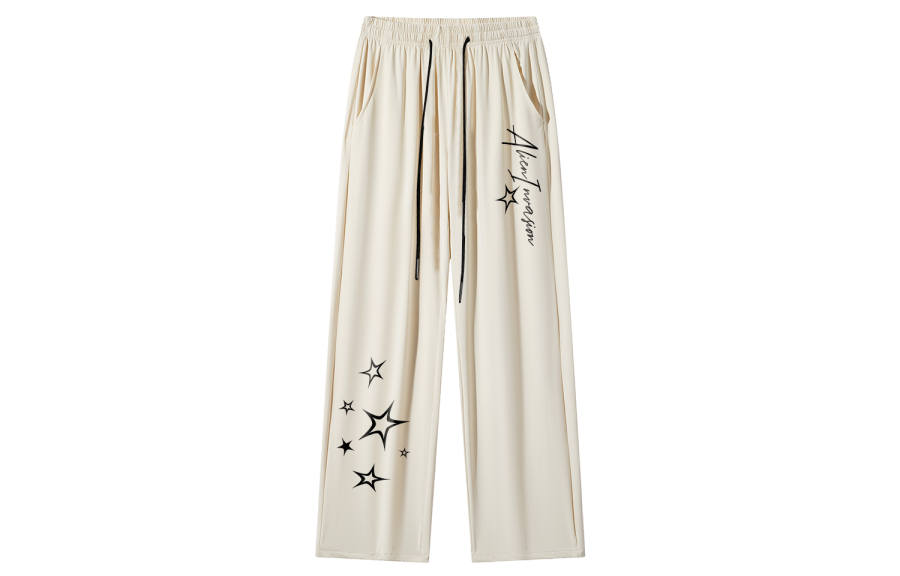 Disney Casual Pants Unisex Thin Straight Fit Pants