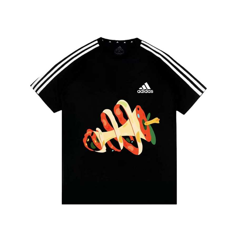 Adidas Adidas Football T Shirts Unisex Black Crew Neck Moderate Other