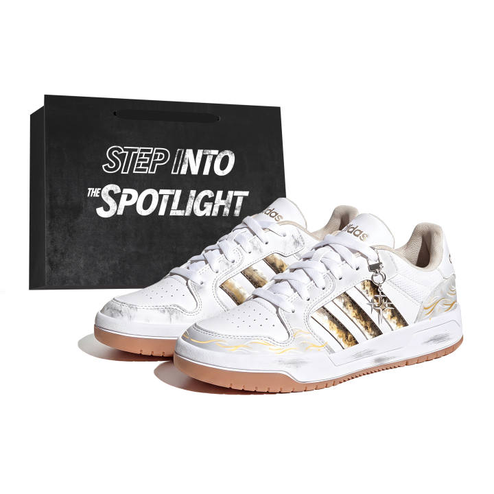 Adidas Adidas ENTRAP Skateboard Shoes Unisex Low Top Gold/White