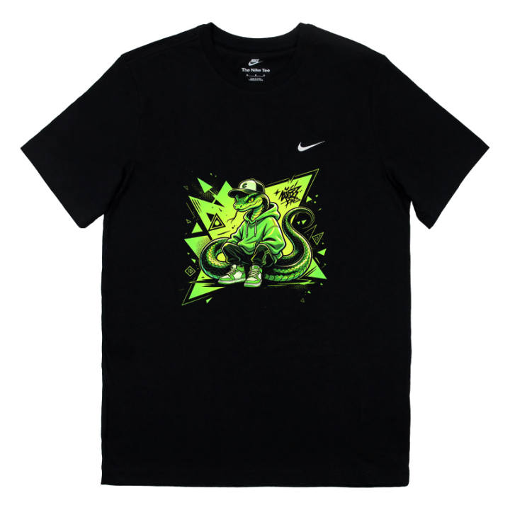Nike Nike Sportswear T Shirts Unisex Black Crew Neck Moderate Straight Fit