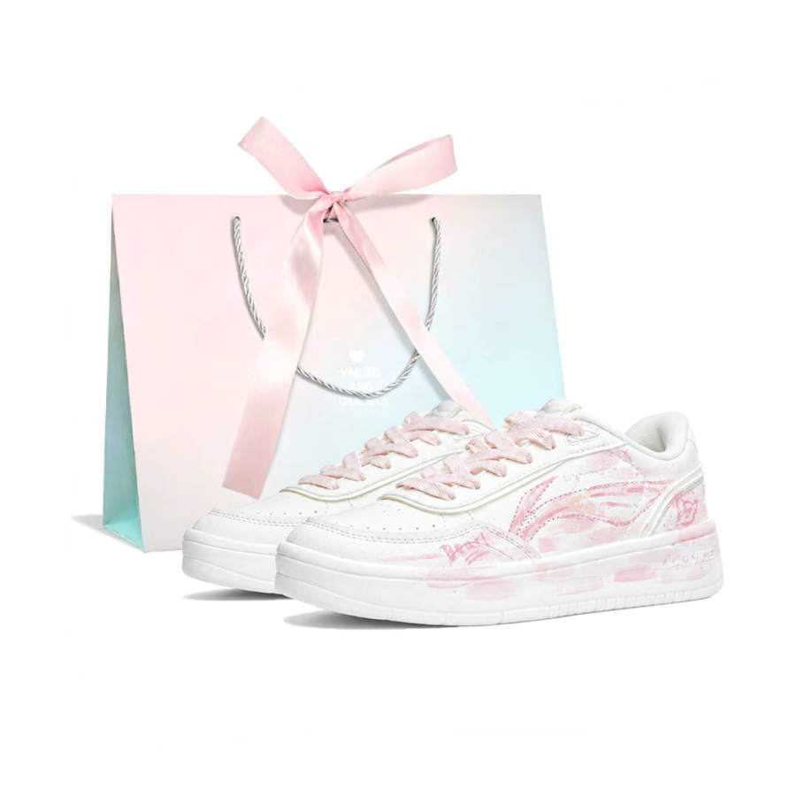 Li-Ning Li Ning Sourdough Skateboard Shoes Women's Low Top Pink
