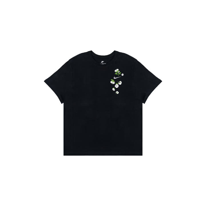 Nike Nike Sportswear T Shirts Men's Black Crew Neck Moderate Straight Fit