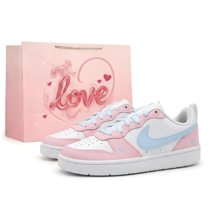 Nike Nike Court Borough Skateboard Shoes Unisex Low Top White