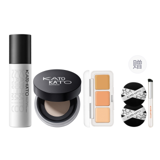 KATO-KATO KATO KATO Tricolor Concealer Stick Combination Makeup Sets Oil Control Evening Skin Tone Setting Set Of 3
