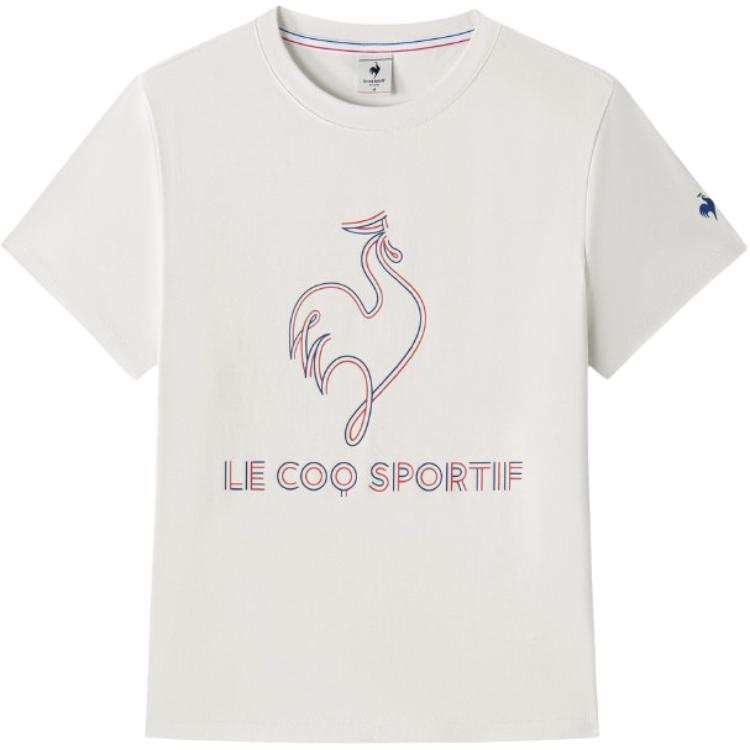 Le Coq Sportif T Shirts Women's Crew Neck Moderate Straight Fit