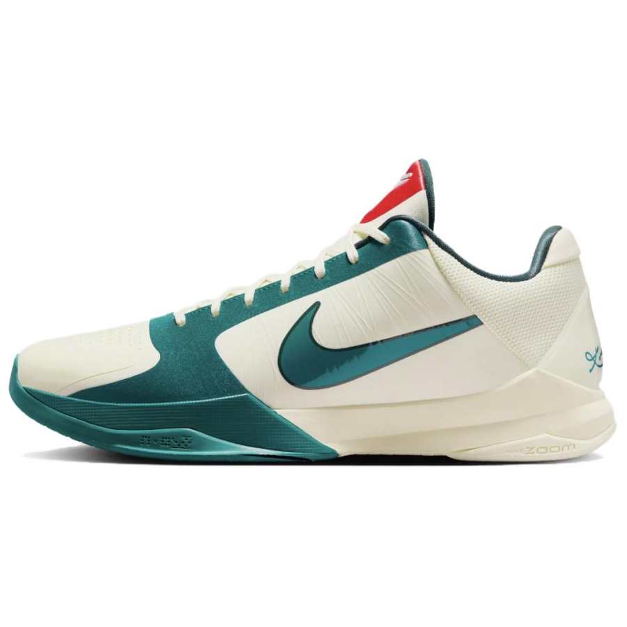 Nike Nike Zoom Kobe 5 Basketball Shoes Unisex White Blue