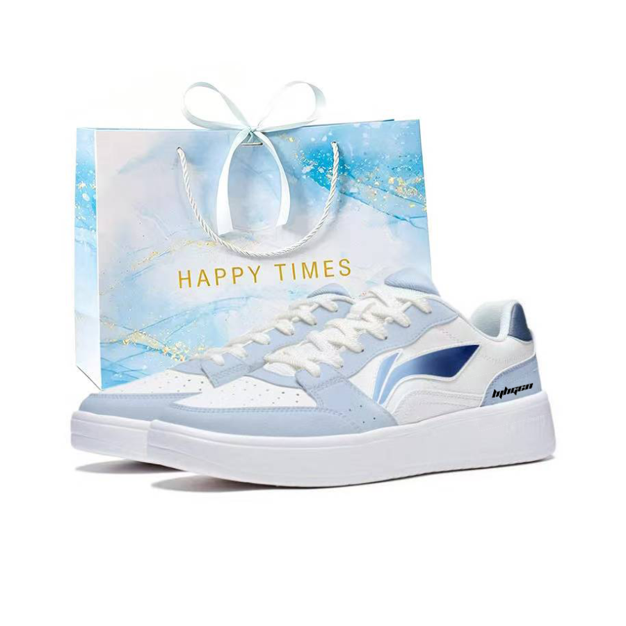 Li-Ning Li Ning Sycee Skateboard Shoes Men's Low Top Blue With White Lettering