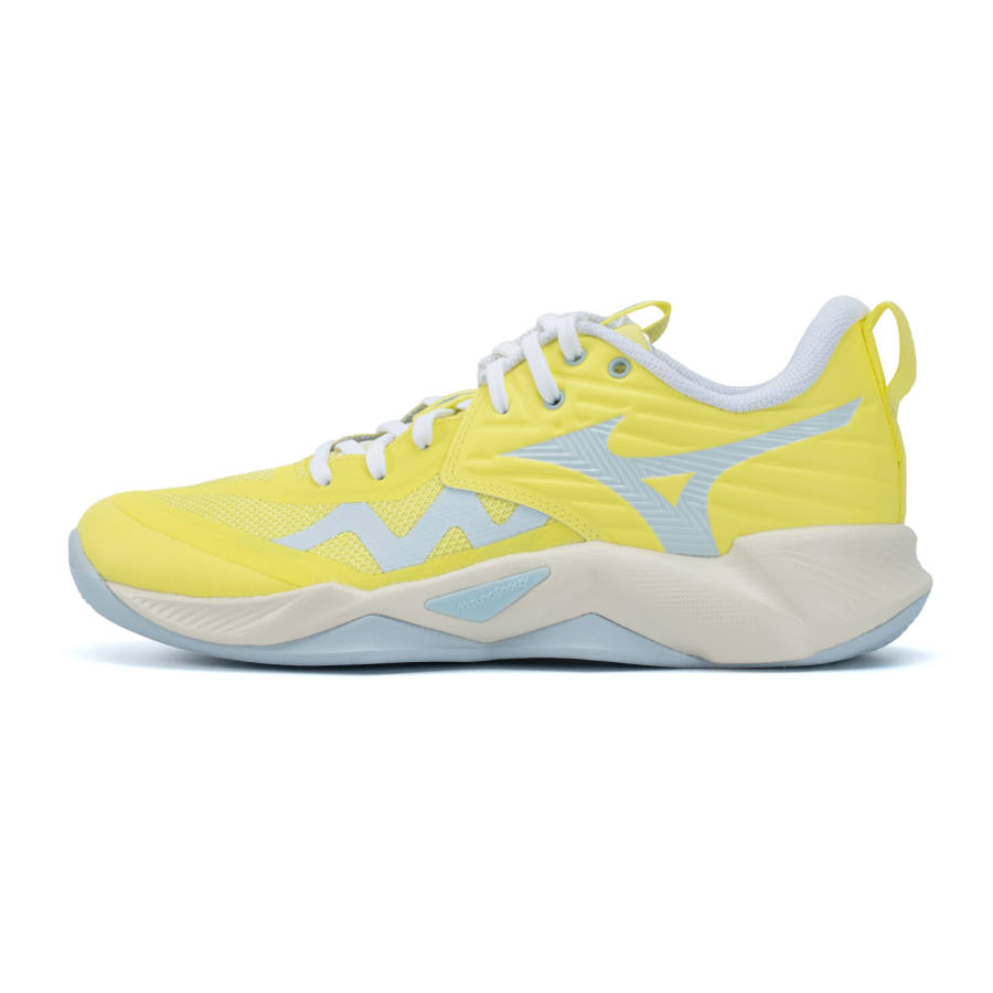 Mizuno WAVE MOMENTUM PRO Volleyball Shoes Women's Low Top Yellow/Blue