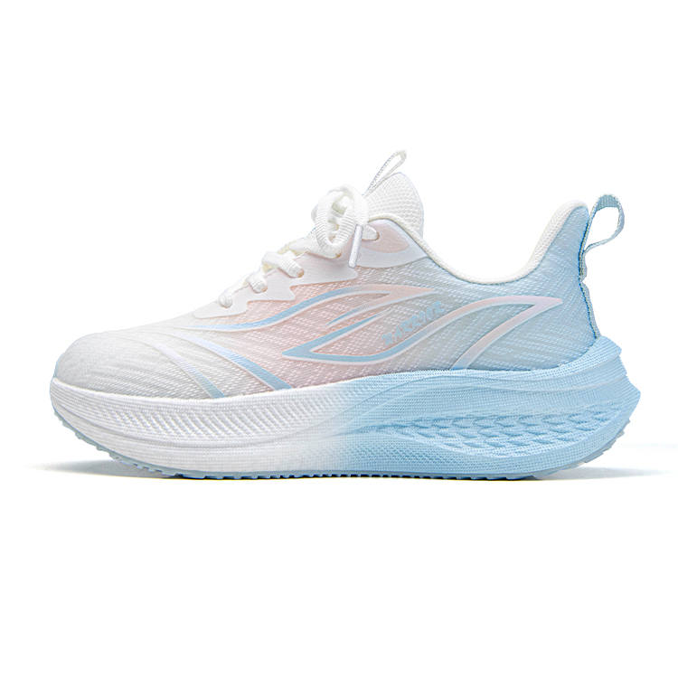 WARRIOR Running Shoes Women's Low Top White Blue Pink