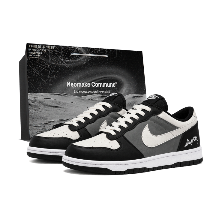 Nike Nike Big Skateboard Shoes Men's Low Top Gray/White