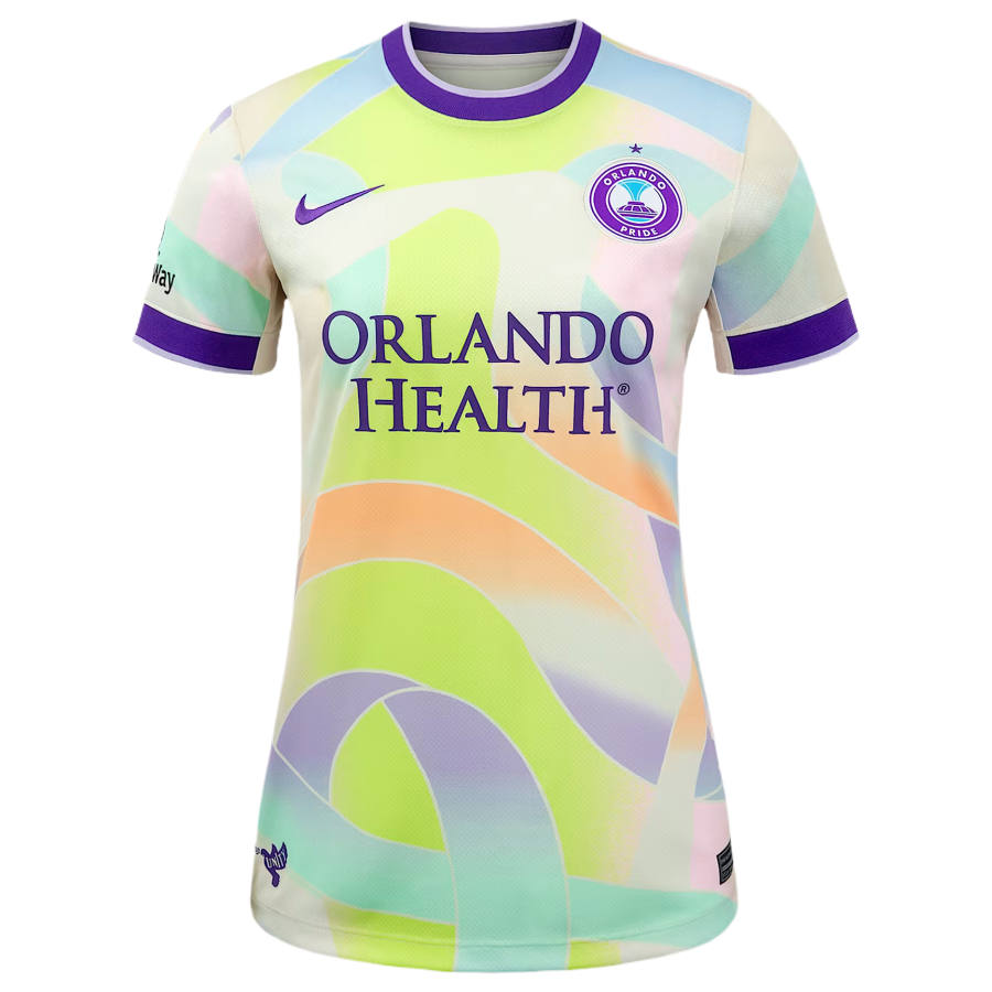 Nike Nike Orlando Pride Soccer Jerseys Men's Light Orewood Brown Crew Neck