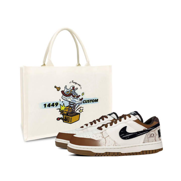 Nike Nike Big Skateboard Shoes Unisex Low Top Brown