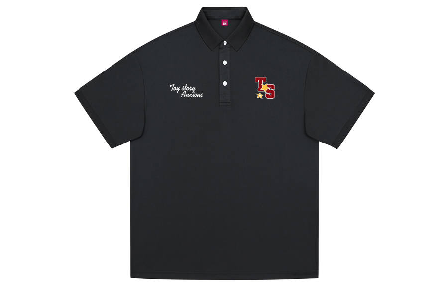 Disney Polo Shirts Unisex Lapel Thin Straight Fit