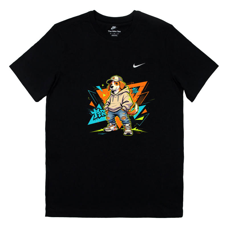 Nike Nike Sportswear T Shirts Unisex Black Crew Neck Moderate Straight Fit