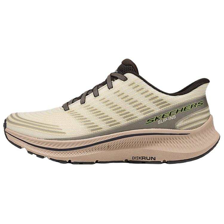 Skechers Go Run Consistent 2.0 Abrasion Resistant Thermal Low top Running Shoes Men's Taupe