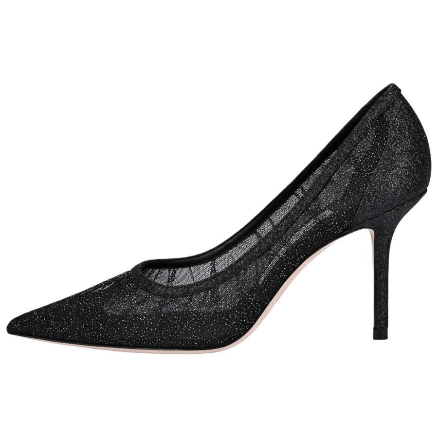 Jimmy Choo LOVE 85 Zhou Yangjie Slim Heel High Heels Women's Black