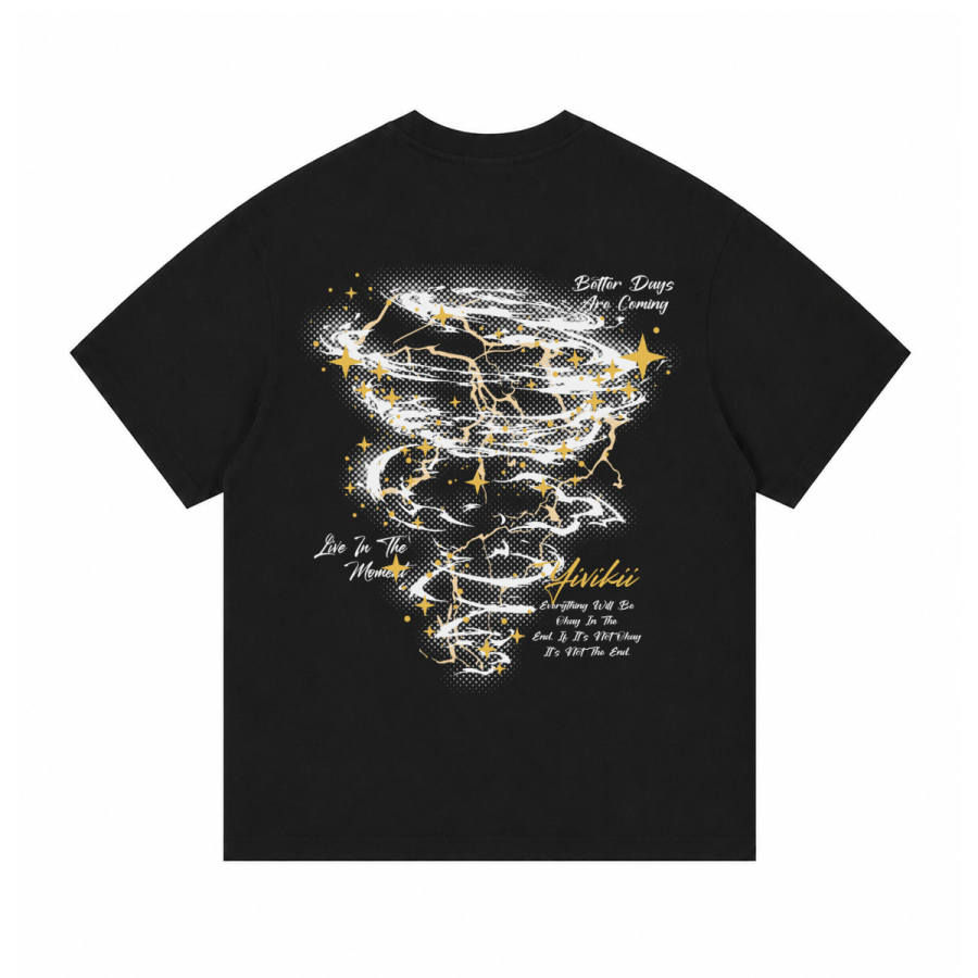 YIVIKII T Shirts Unisex Crew Neck Moderate