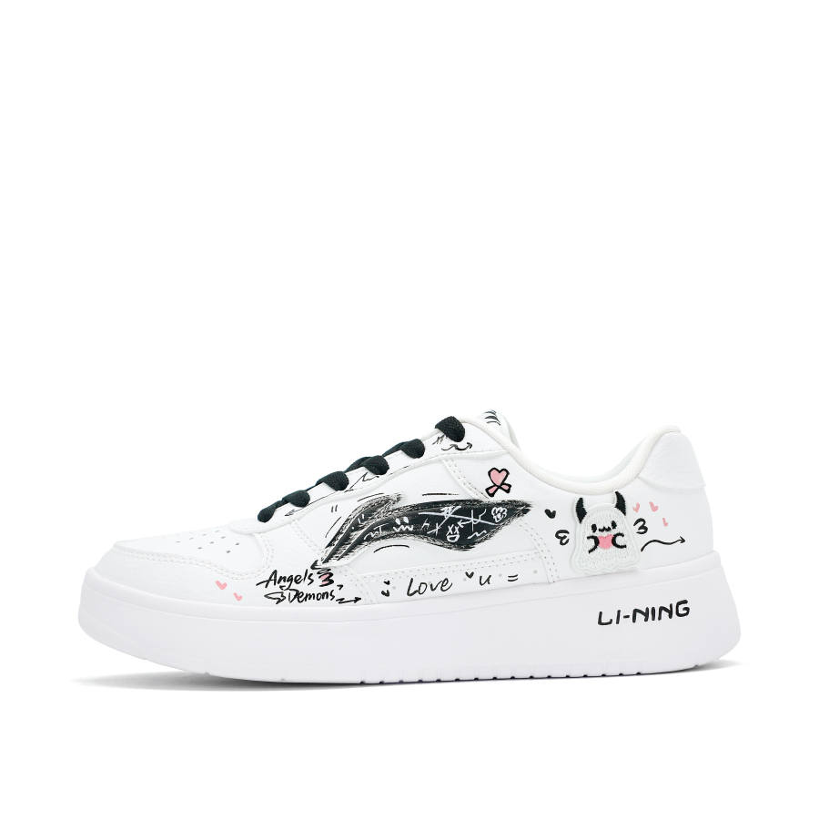 Li-Ning Li Ning Floating Boat Cushioning, Wear Resistant Low top Skateboard Shoes Unisex