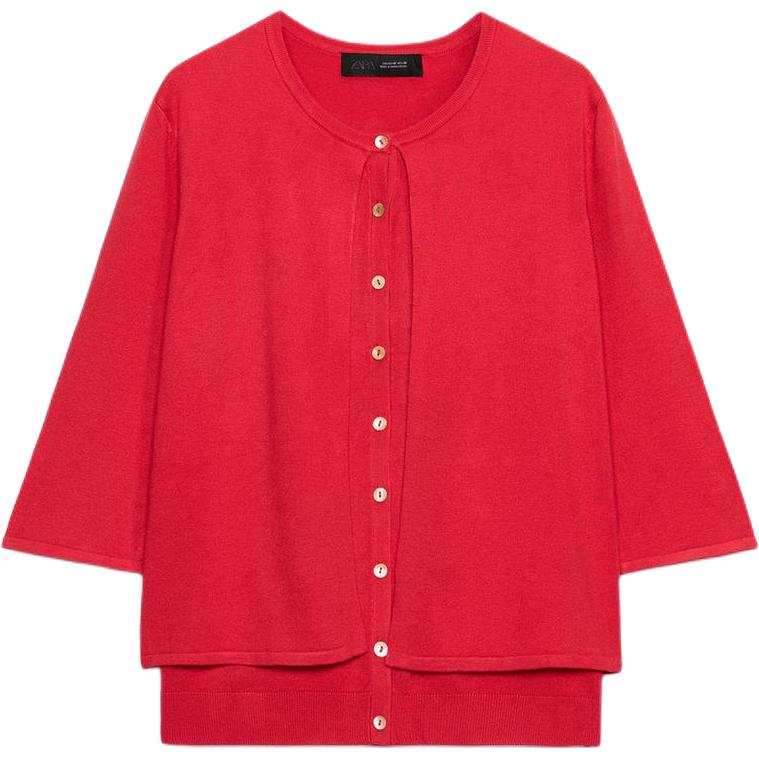 ZARA Knitwear Women's Red Moderate