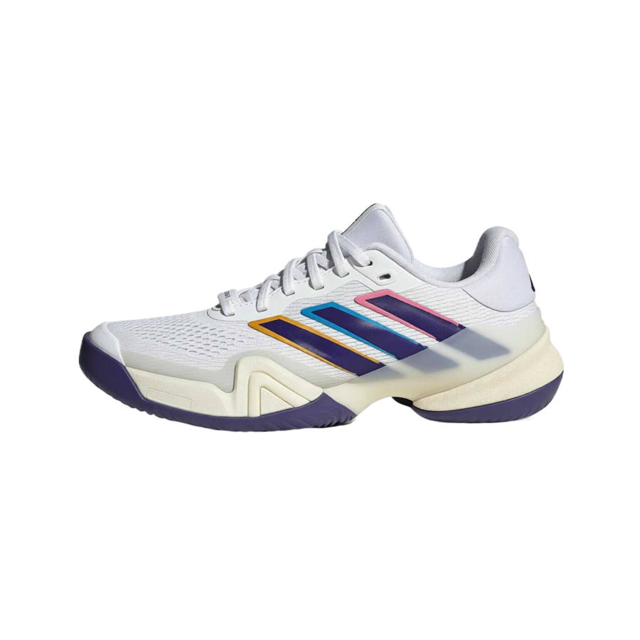 Adidas Adidas BARRICADE 14 Tennis Shoes Women's Low Top White/Collegiate Purple/Ivory