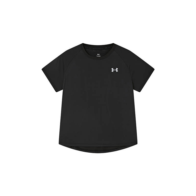 Under Armour Grade School T Shirts Crew Neck Moderate Non Stretch