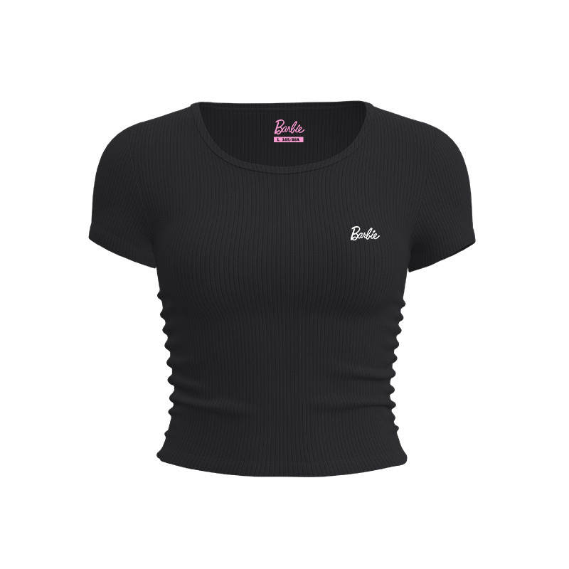 Barbie T Shirts Women's Crew Neck Thin Nipped In Waist