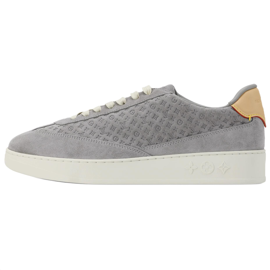 LOUIS VUITTON Skateboard Shoes Men's Low Top Gray