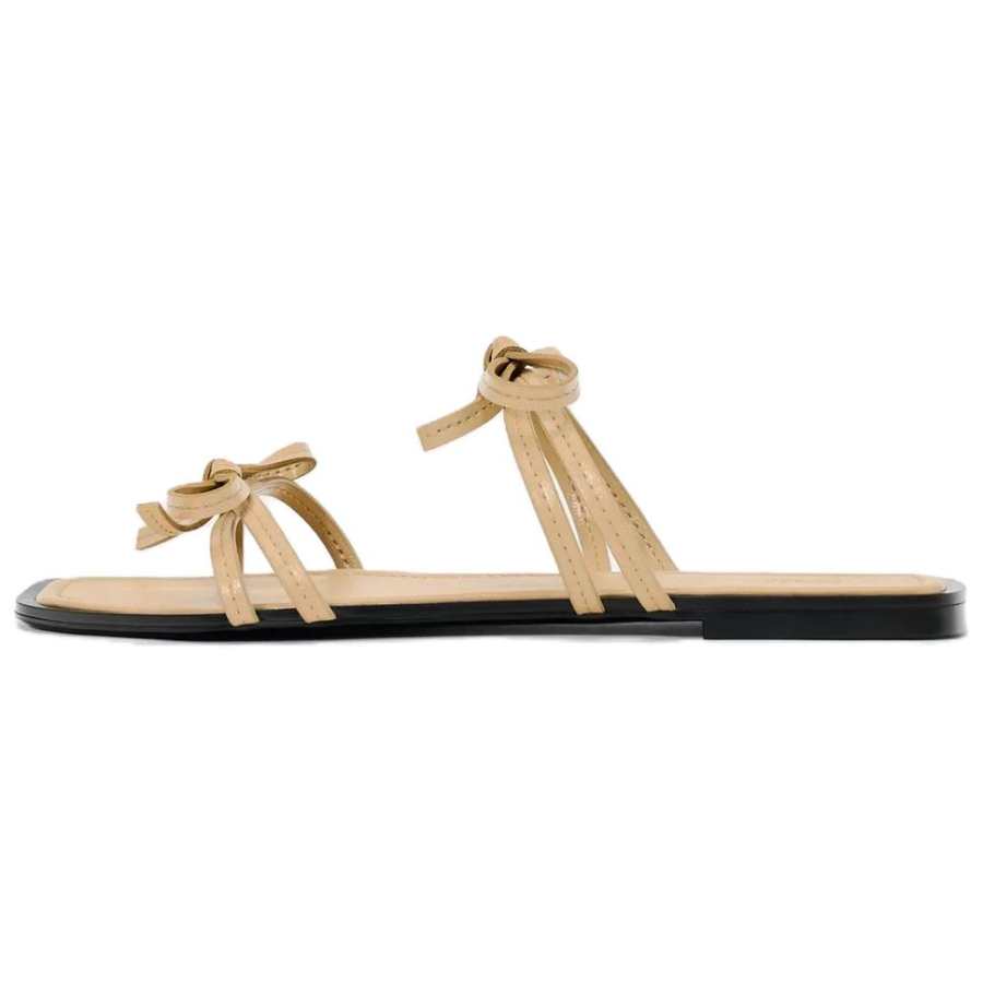 ZARA Slide Slippers Women's Brown
