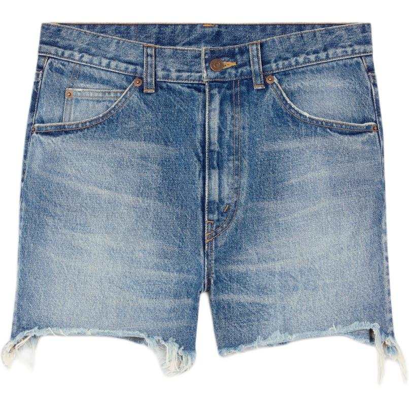 CELINE Denim Shorts Women's Blue Moderate Other