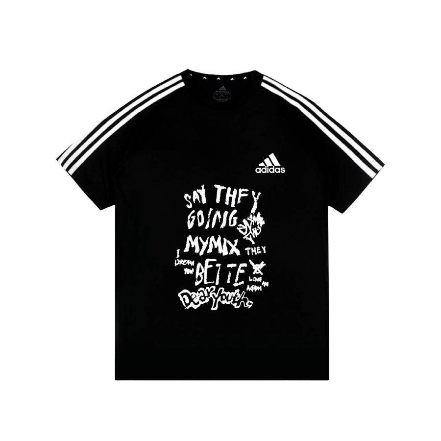 Adidas Adidas MUST HAVES T Shirts Unisex Black Crew Neck Moderate Other