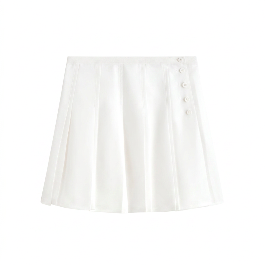 COS Casual Short Skirts Women's White Moderate Short Skirt Other