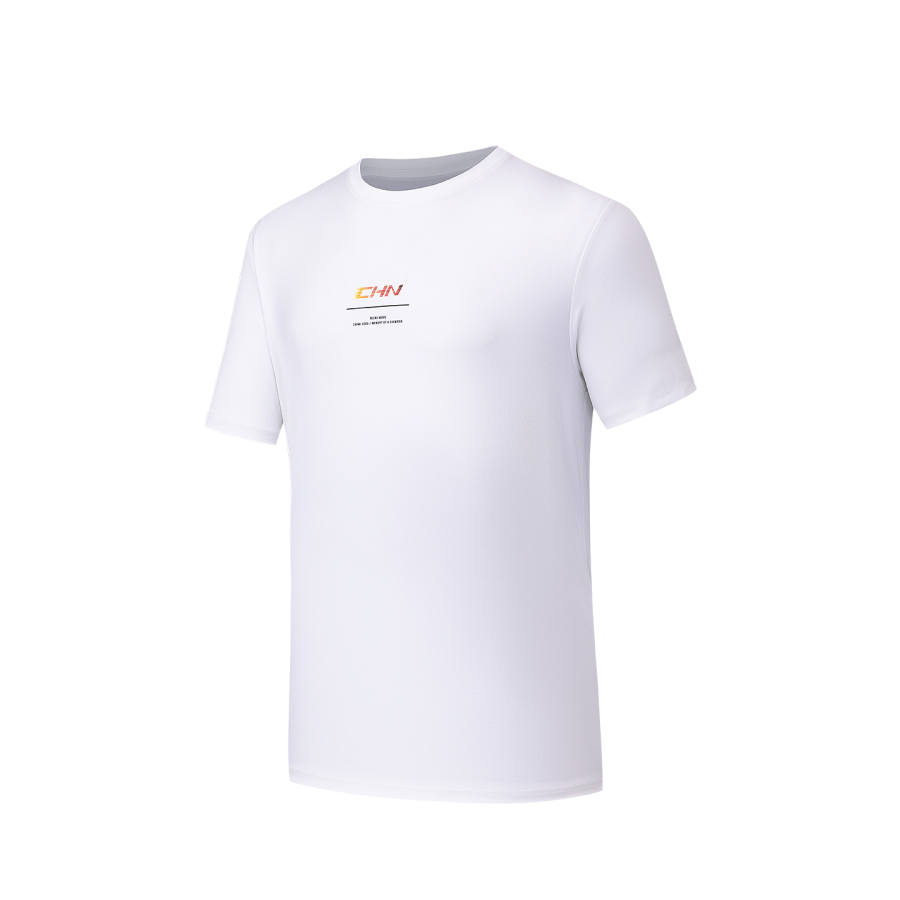 ANTA Variety Training Collection T Shirts Men's Pure White 1 Crew Neck Moderate