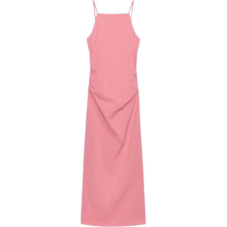 ZARA Slip Dresses Women's Rose Red Camisole Moderate