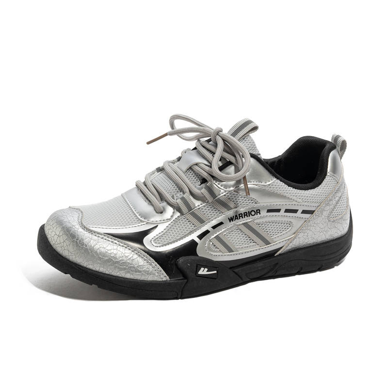 WARRIOR Casual Shoes Women's Low Top Silver Black