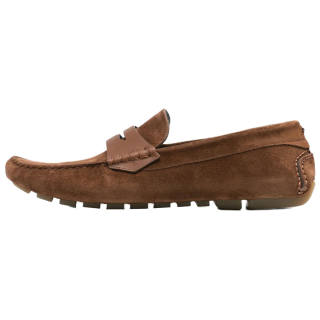 Canali Casual Leather Shoes Men's Low Top Brown