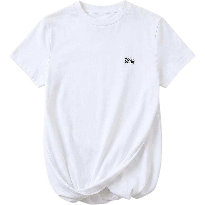 LOEWE T Shirts Women's White Crew Neck Moderate Other