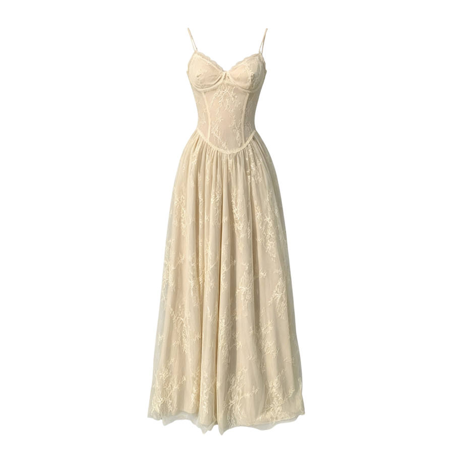 TUSHIFEI Slip Dresses Women's Flowing Light, Light Green. Camisole Moderate Long Skirt A Line Skirt
