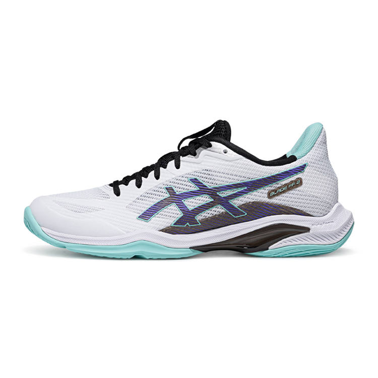 ASICS BLADE FF 2 Badminton Shoes Men's Low Top White/Purple