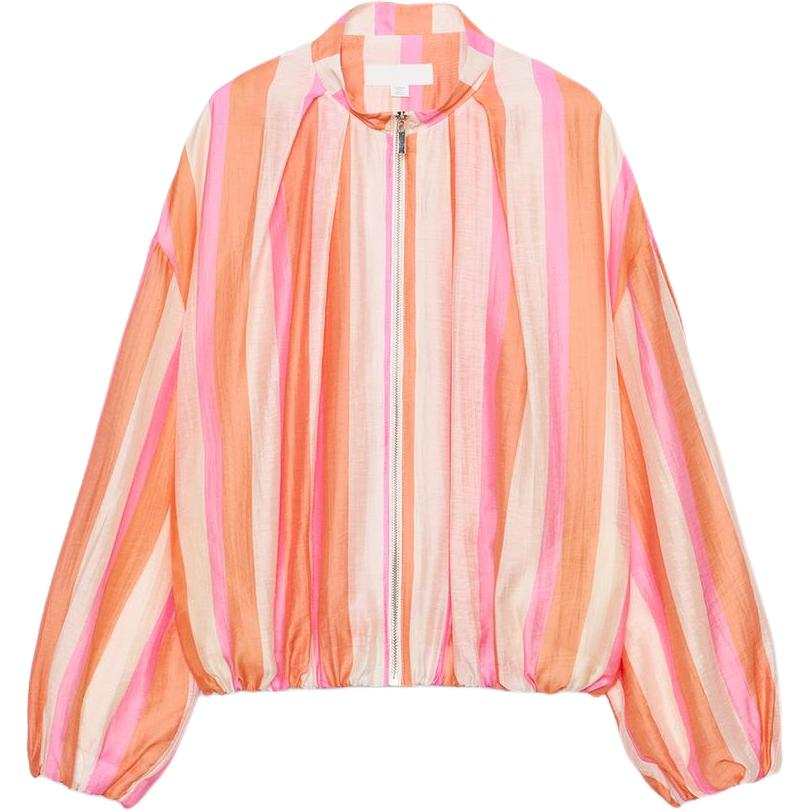 ZARA Jackets Women's Multicolor Stand Collar Moderate Other