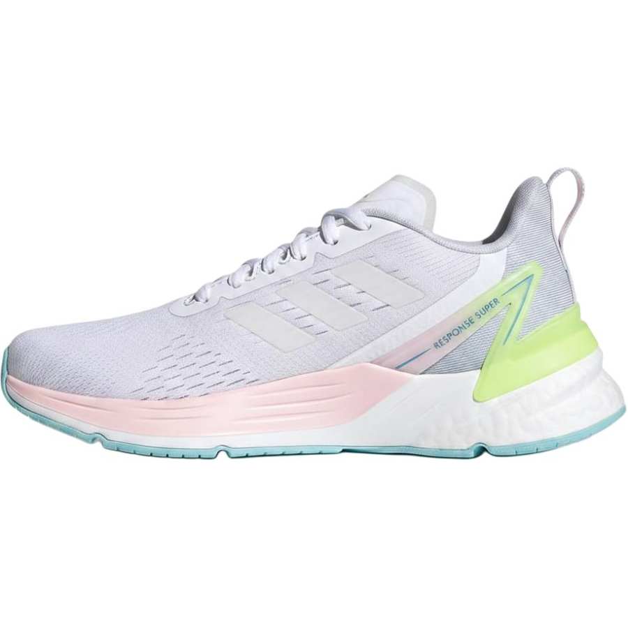 Adidas Adidas Response Slip Resistant And Breathable Low top Kids' Running Shoes White Pink Teenagers