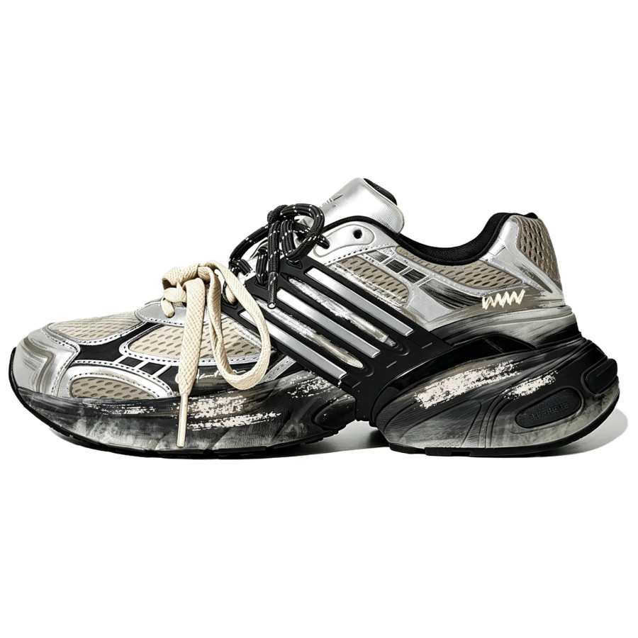Adidas Originals ADISTAR XLG Chunky Sneakers Unisex Low Top Black/Gray
