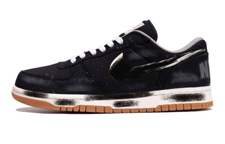 Nike Nike Big Skateboard Shoes Men's Low Top Black