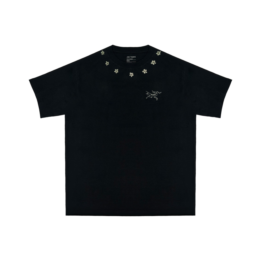 Arcteryx KRAGG T Shirts Unisex Black/Black Crew Neck Moderate