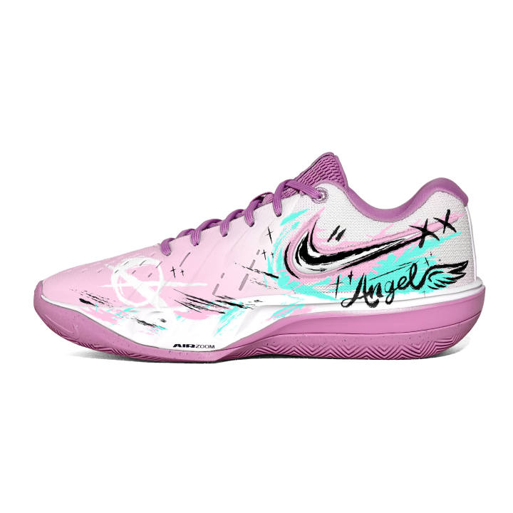 Nike Nike Air Zoom G.T. Cut Academy 2 ANGEL Rebound Grip Low top Basketball Shoes Unisex White Purple