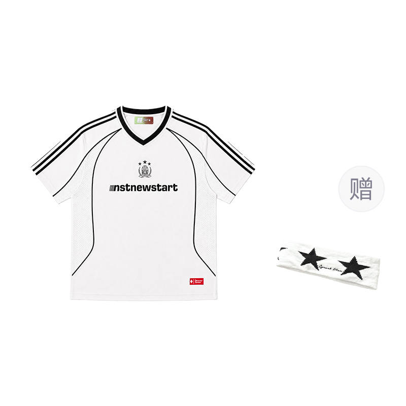 NSTNEW START T Shirts Unisex V Neck Thin Straight Fit