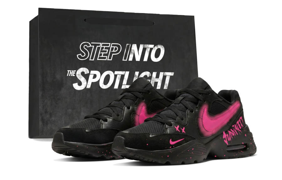 Nike Nike Air Max Fusion Running Shoes Unisex Low Top Pink