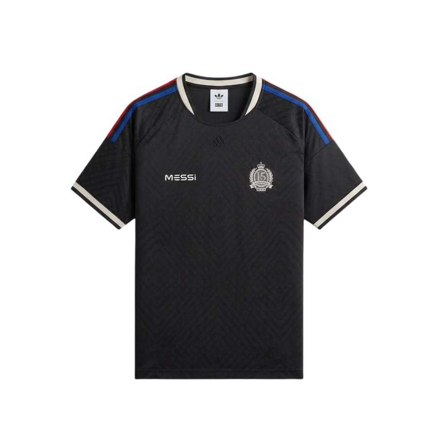 Adidas Originals X KITH X MESSI Soccer Jerseys Men's Black Moderate