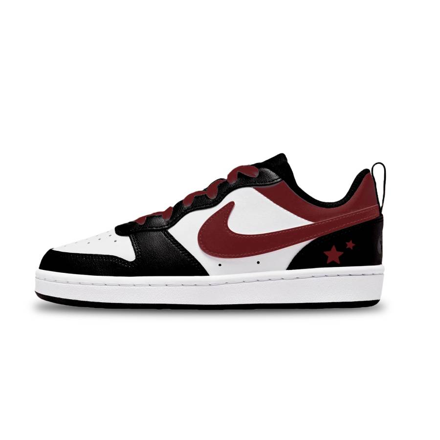 Nike Nike Court Borough Leather Abrasion Resistant Abrasion Resistant Low top Kids' Skateboarding Shoes Teenagers
