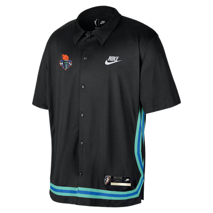 Nike Nike Dri Fit Basketball Jerseys Men's Black/White Lapel Moderate