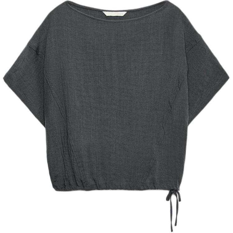 ZARA Shirts Women's Coal Gray Crew Neck
